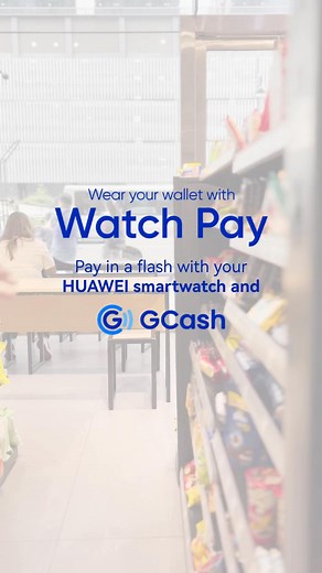Pay in style with GCash Watch Pay on your HUAWEI wearable! 💳🚶‍♂️ Whether you're out shopping or grabbing a coffee, just tap your wrist and go. Quick, secure, and hassle-free payments anytime, anywhere. No wallet needed, just your wrist! ✨ Compatible with Android & Huawei devices. | Huawei Mobile