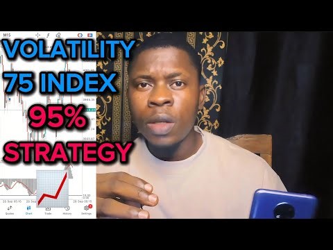 Volatility 75 index strategy with 95% accuracy to trade successfully