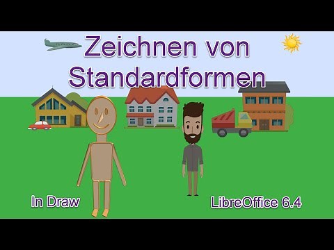 Zeichnen von Standardformen in Draw - LibreOffice 6.4 (German/Deutsch)