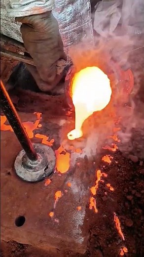Copper casting process