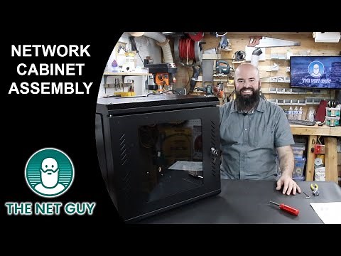 9U Network Cabinet Assembly