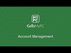 GoToMyPC -- Account Management