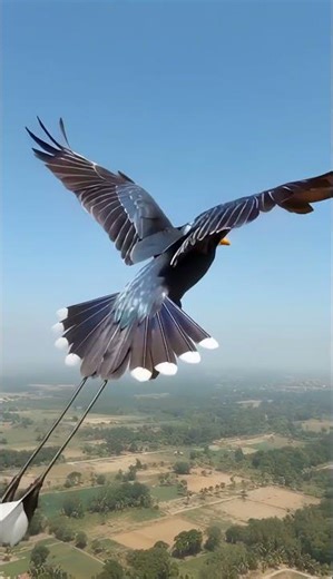 The Indian Roller's Acrobatic Display