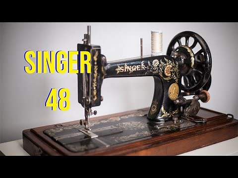 Introduction to a Singer 48k. First time sewing.