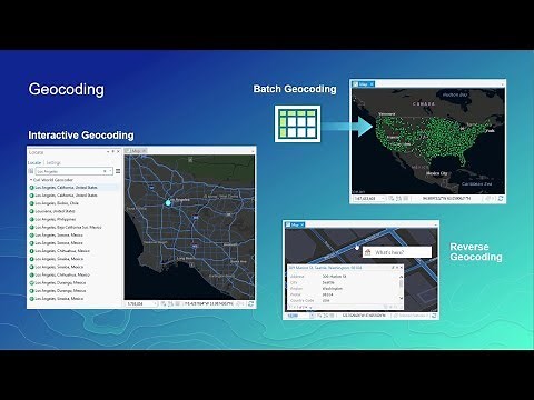 World Geocoding with ArcGIS