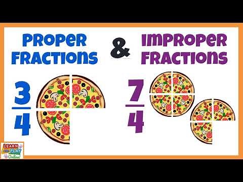 Proper and Improper Fractions