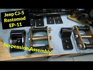 Jeep CJ-5 Restoration - EP11 - Now we can start putting the leaf springs and axles back in place.