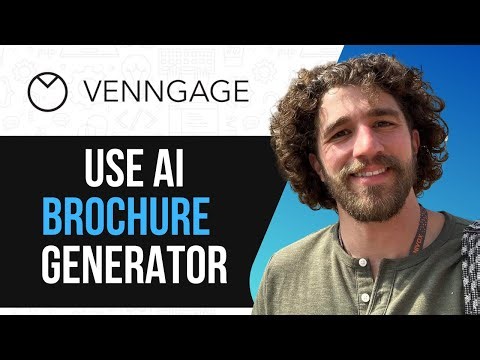 🧠 How to Use AI Brochure Generator from Venngage – Create Designs Fast