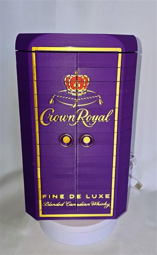Crown Royal Display Case: 3D Printed LED Lighted Bar Decor - Etsy