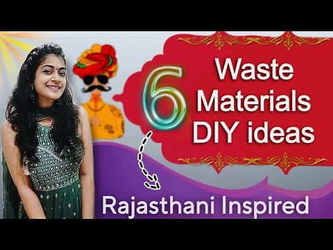 6 *EASY DIY Best Out Of Waste COMPETITION Craft ideas | RAJASTHANI Home Decor ideas