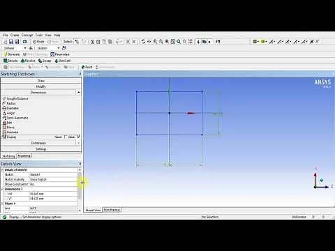 EXTRUDE CUT IN ANSYS WORKBENCH