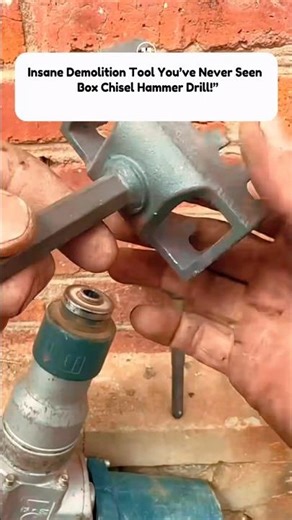Insane Demolition Tool You’ve Never Seen — Box Chisel Hammer Drill!”