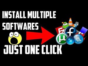 How to install Multiple Softwares With Just One Click