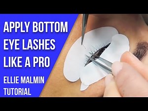 Bottom Eyelash Extensions | How-To with Ellie Malmin