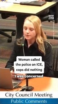 Woman Reports ICE Police Decline Action