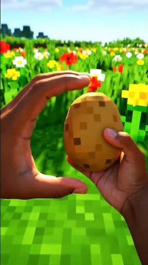 Realistic Minecraft: You Discover a Potato Like It’s Legendary🥔