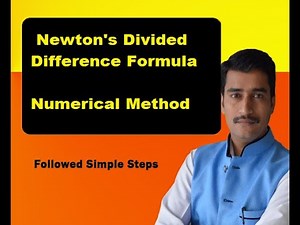 How to find polynomial equation by using Newton's divided difference formula
