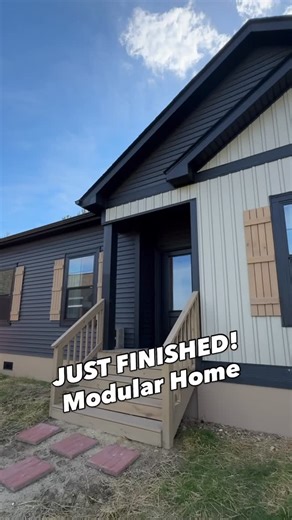 Chance’s Home World on Instagram: "👍🏼This modular home is the “Meadowood” at Silverpoint Homes! This prefab house is on the smaller end! WATCH THE FULL TOUR ON THE CHANNEL FOR ALL THE INFO AND PRICING, link in bio! #modularhome #prefabhouse #realestate #housetour #manufacturedhomes #newhome #house #prefabhomes #modularhouse"