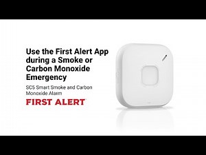 Use the First Alert App during a Smoke or CO Emergency- SC5 Smart Smoke and Carbon Monoxide Alarm