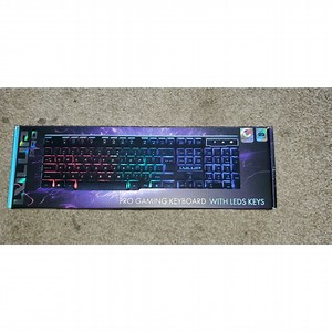 Come Play Unisex LVLUP Gaming Keyboard Black