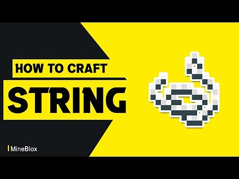 How to Craft a String in Minecraft
