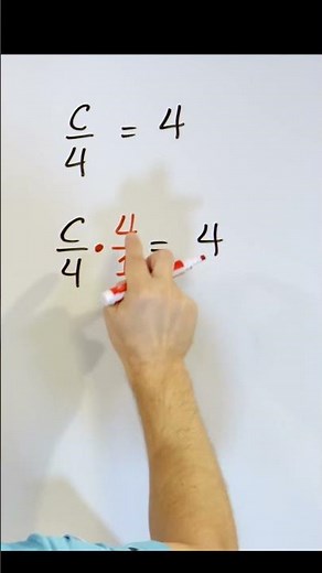 Solving One-Step Equations Using Multiplication and Division