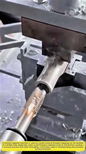 Tapping Machine: The Process of Creating Internal Threads