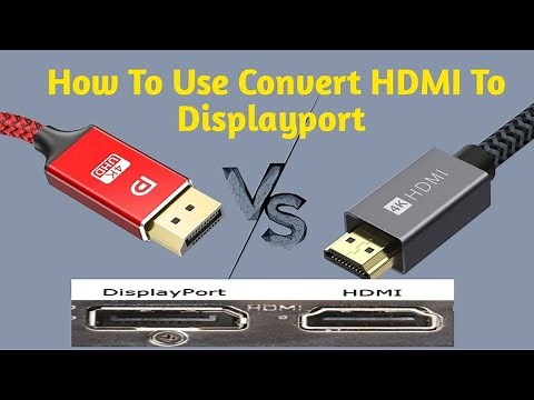 How To Use HDMI To Displayport || HDMI to Displayport 4K Adapter Guide PC To LED