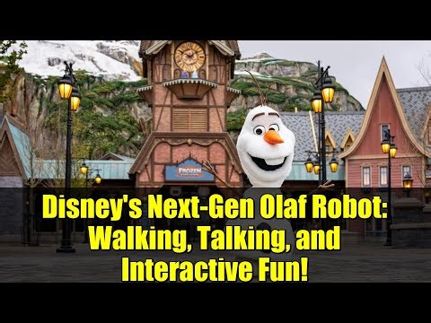 Disney's Next-Gen Olaf Robot: Walking, Talking, and Interactive Fun!