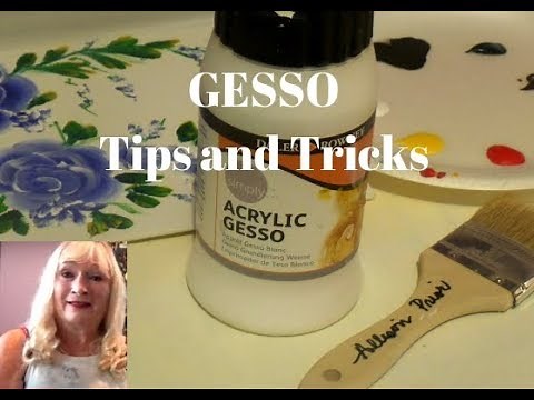 What is GESSO? 6 Surprising ways to use GESSO for Acrylics Beginners Step by Step