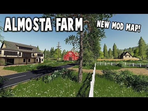 “ALMOSTA FARM” NEW MOD MAP! Farming Simulator 19 MAP TOUR (Review) FS19.
