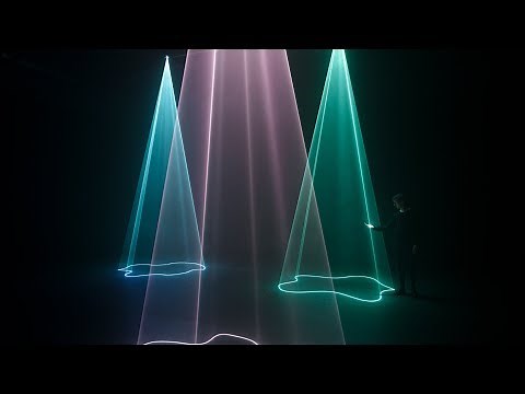 Audiovisual installation translates emotions into beams of light