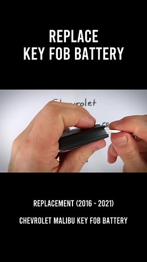 Chevrolet Malibu Key Fob Battery Replacement (2016 - 2021) #auto #howto #battery #carfob #keyfob #chevroletmalibu #malibu #diyrepairs #carhacks #keyreplacement