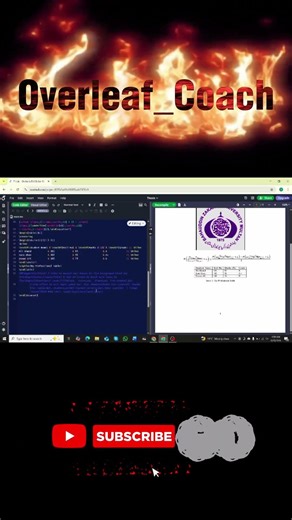 Overleaf Hacker Mode: Neon Glow Tutorial 💻🔥
