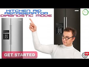 Kitchen Aid Refrigerator Diagnostic Mode, Model KRSC700HB, Troubleshooting & More!