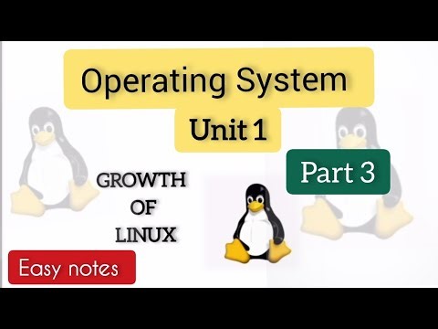 Growth of LINUX | Operating System | easy notes 