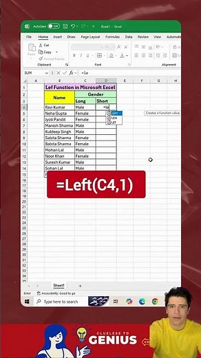 Excel LEFT Function 📊 | Extract Text Easily (Step-by-Step)
