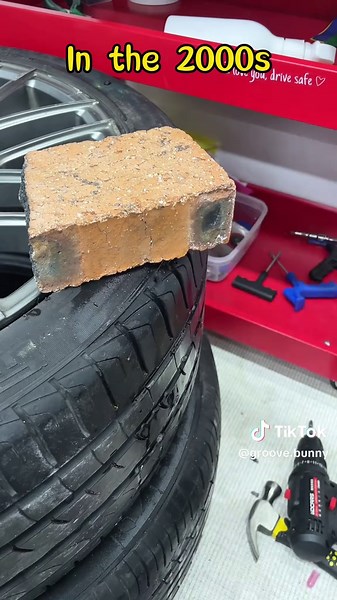 Quick Tire Repair Using A Small Nail
