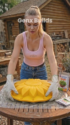 She Turned an Old Tire Into a Stunning Outdoor Table! ♻️🤯 | Amazing DIY Patio Furniture