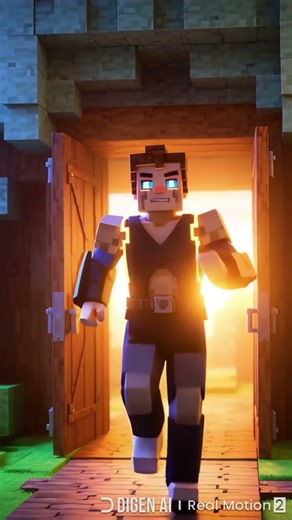Cinematic 3D Minecraft Character – Epic VIOTOONS Animation Short #15secondvideo #3danimation #cat