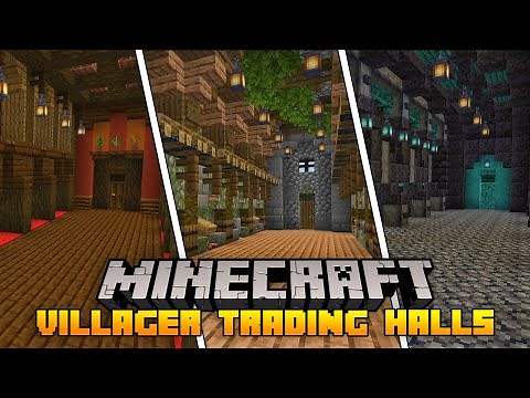10 Minecraft Villager Trading Hall Designs