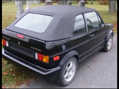 VW Cabriolet Top Install Instructions