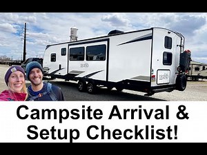 How to Set Up your Travel Trailer at a Camp Site