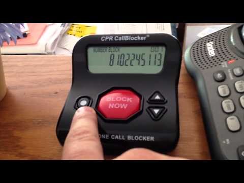 Block Telemarketers with CPR CallBlocker v.201