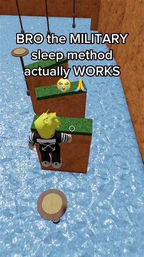 Military Sleep Method 😭🙏 #roblox #robloxrant #rblx #relatable #rorants