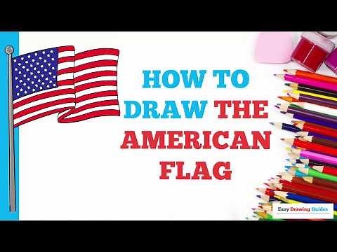 How to Draw the American Flag in a Few Easy Steps: Drawing Tutorial for Beginner Artists
