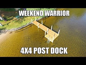 How to Install Wood or Concrete Dock Posts in the Water