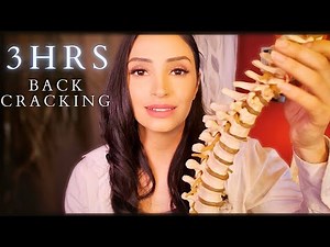 ASMR 3 HOURS BACK CRACKING ROLEPLAYS! | Satisfying Back Cracking and Massage