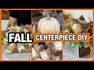 How To Make A Fall Centerpiece DIY / MUST SEE HIGH END FALL DIYs / Ramon At Home Fall 2022