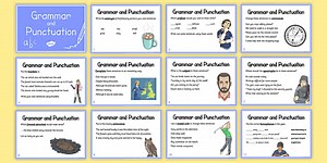 Year 6 Grammar and Punctuation Challenge Cards